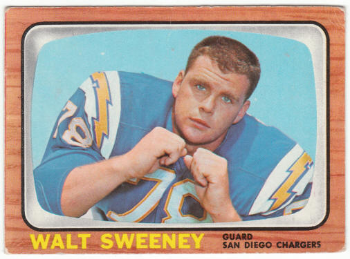 1966 Topps Football #126 Walt Sweeney