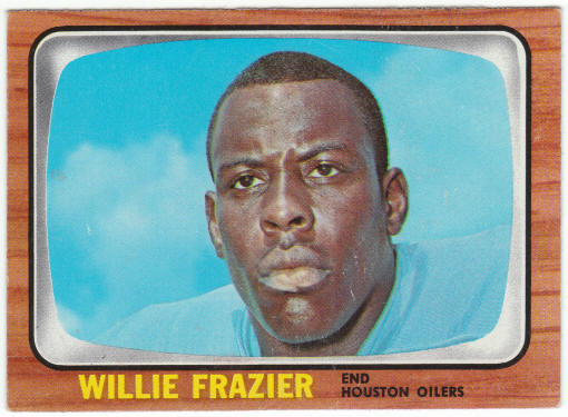 1966 Topps Football #55 Willie Frazier Rookie Card