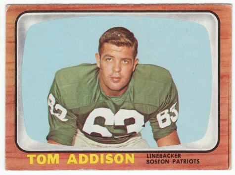 1966 Topps Tom Addison #1 front