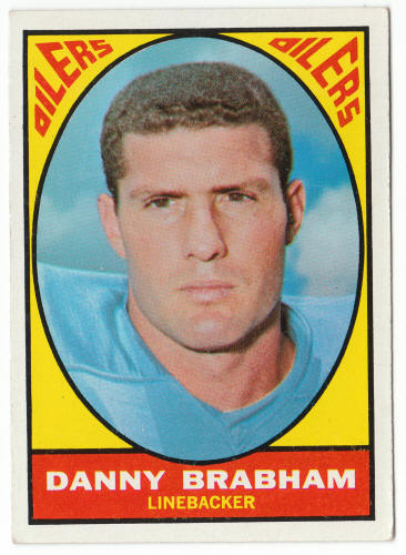1967 Topps Football #57 Danny Brabham
