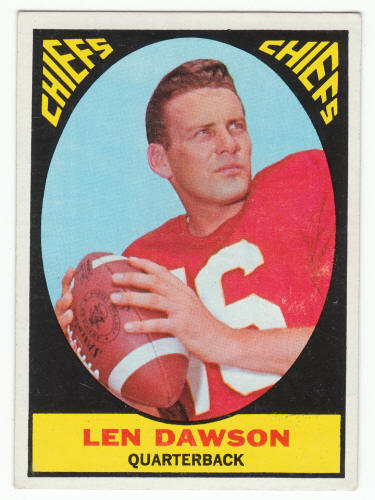 1967 Topps Len Dawson #61 front