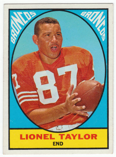 1967 Topps Lionel Taylor #42