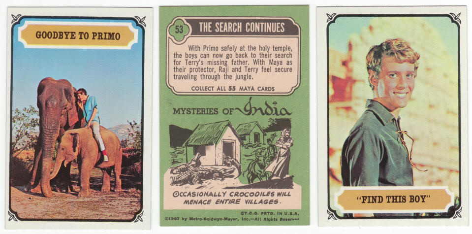 1967 Topps Maya Trading Cards
