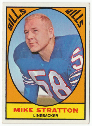 1967 Topps Football #29 Mike Stratton