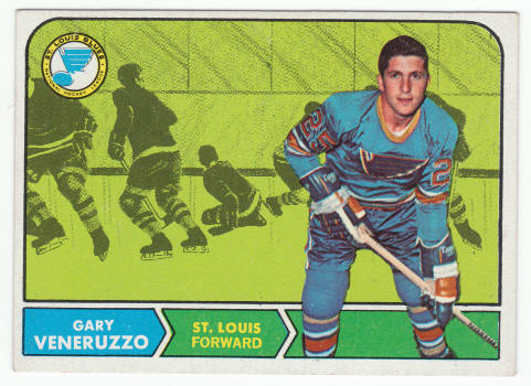 1968-69 Topps Gary Veneruzzo Rookie Card #119
