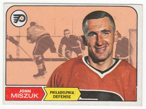 1968-69 Topps #93 John Miszuk Rookie Card
