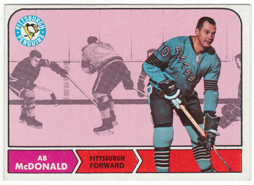 1968-69 Topps Hockey #107 Ab McDonald