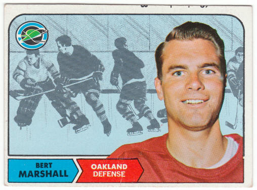 1968-69 Topps Hockey #79 Bert Marshall