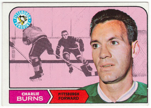 1968-69 Topps Hockey #108 Charlie Burns