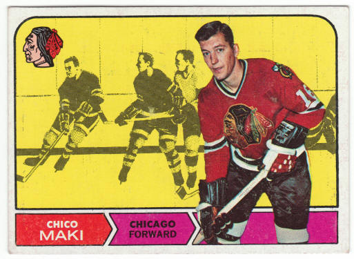 1968-69 Topps Hockey #17 Chico Maki