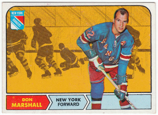 1968-69 Topps Hockey #75 Don Marshall