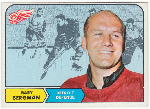 1968-69 Topps Hockey #25 Gary Bergman