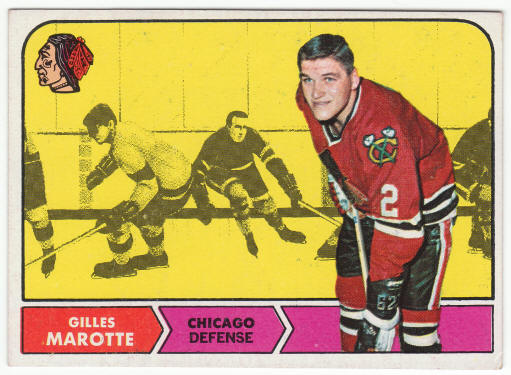 1968-69 Topps Hockey #14 Gilles Marotte