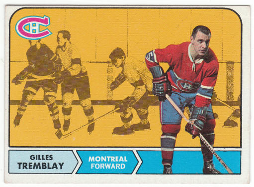 1968-69 Topps Hockey #66 Gilles Tremblay