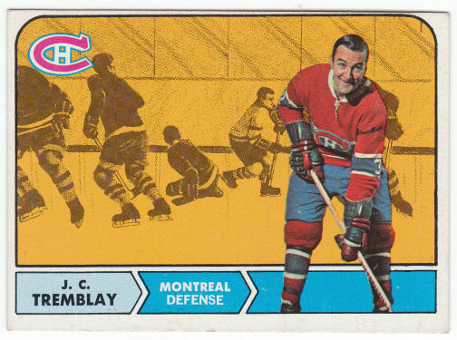 1968-69 Topps Hockey #59 J C Tremblay