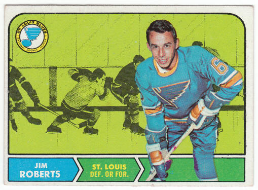 1968-69 Topps Hockey #113 Jim Roberts