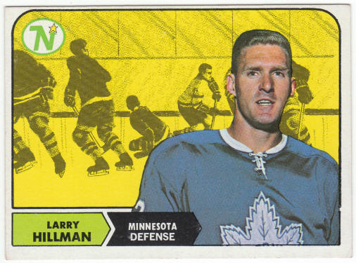 1968-69 Topps Hockey #48 Larry Hillman