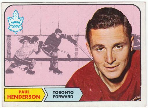 1968-69 Topps Hockey #127 Paul Henderson