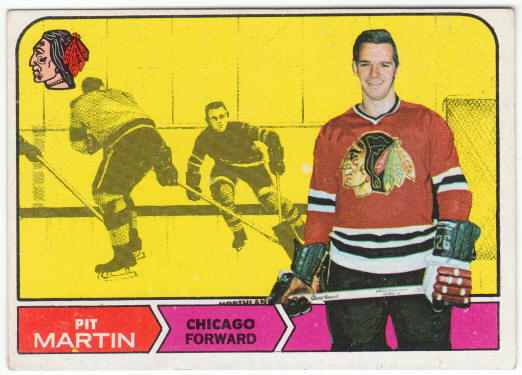 1968-69 Topps Hockey #18 Pit Martin