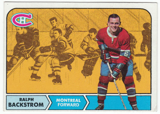 1968-69 Topps Hockey #60 Ralph Backstrom