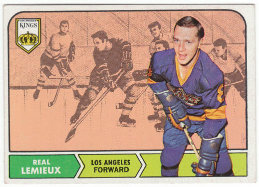 1968-69 Topps Hockey #36 Real Lemieux Rookie Card