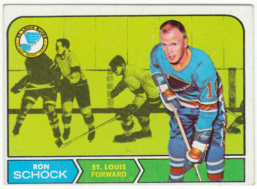 1968-69 Topps Hockey #118 Ron Schock