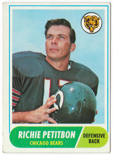 1968 Topps Football #101 Richie Petitbon