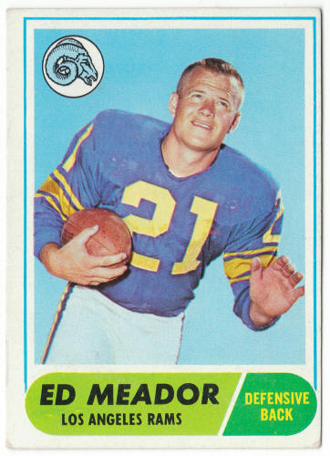 1968 Topps Football #106 Ed Meador