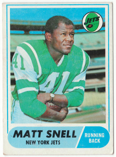 1968 Topps Football #117 Matt Snell