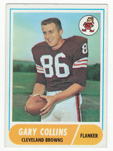 1968 Topps Gary Collins #128 front
