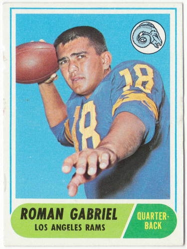 1968 Topps Football #132 Roman Gabriel