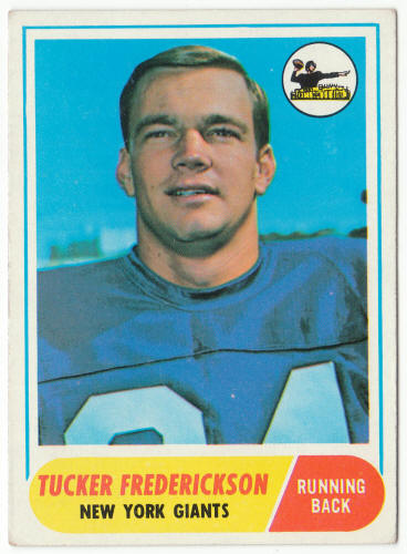 1968 Topps Football #135 Tucker Frederickson