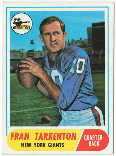 1968 Topps Football #161 Fran Tarkenton
