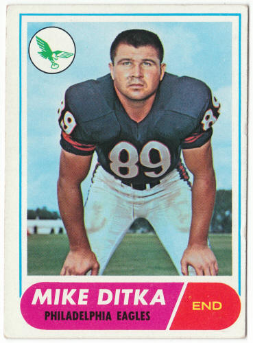 1968 Topps Football #162 Mike Ditka