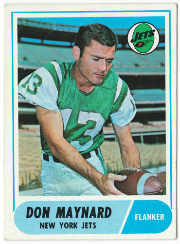 1968 Topps Football #169 Don Maynard