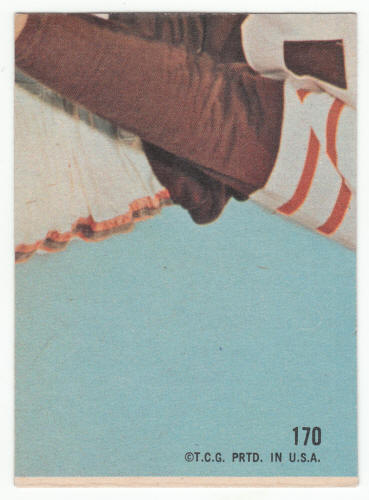 1968 Topps Frank Emanuel #170 Rookie Card back