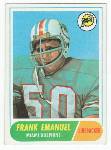 1968 Topps Frank Emanuel #170 Rookie Card front