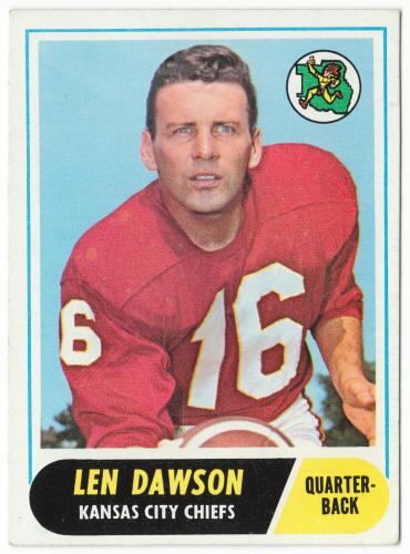 1968 Topps Football #171 Len Dawson