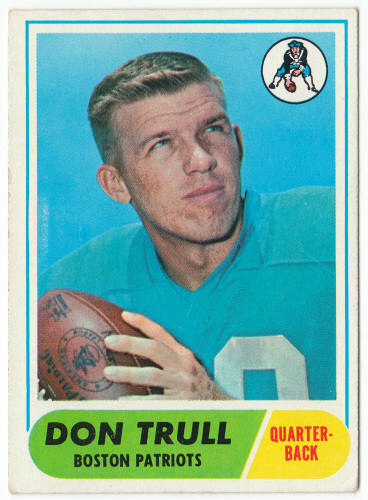 1968 Topps Football #176 Don Trull