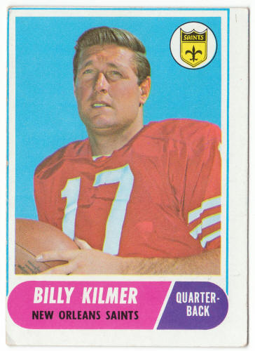 1968 Topps Football #186 Billy Kilmer