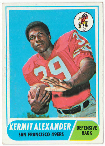 1968 Topps Football #191 Kermit Alexander