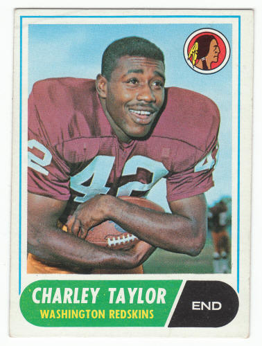 1968 Topps Charley Taylor #192 front
