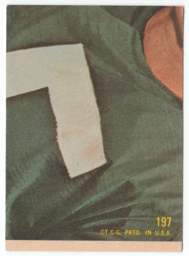 1968 Topps #197 Buck Buchanan back