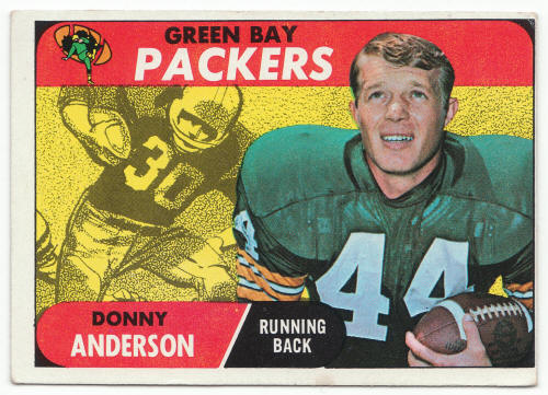 1968 Topps Football 209 Donny Anderson Rookie Card front