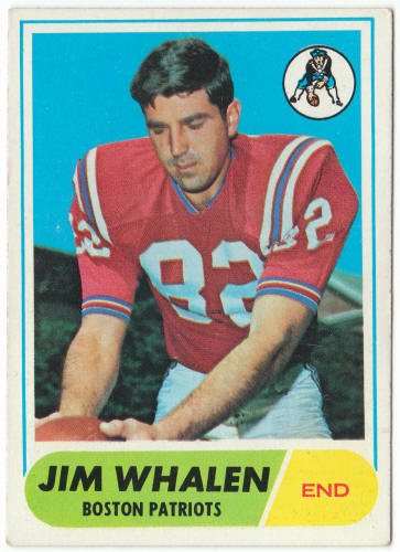 1968 Topps Football #20 Jim Whalen