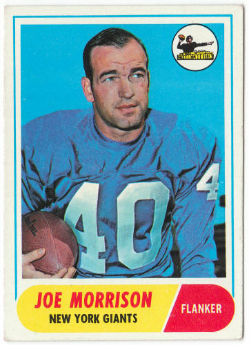 1968 Topps Football #211 Joe Morrison