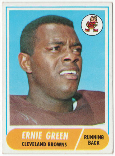 1968 Topps Football #24 Ernie Green