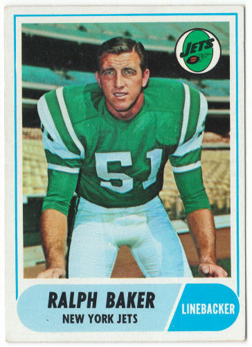 1968 Topps Football #38 Ralph Baker