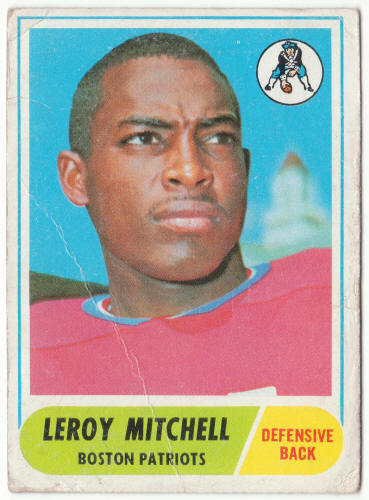 1968 Topps Football #45 Leroy Mitchell UER Rookie Card