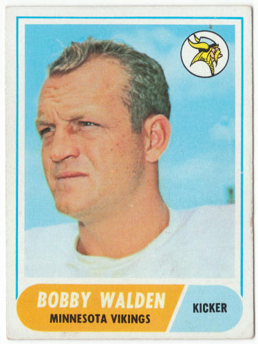 1968 Topps Football #54 Bobby Walden